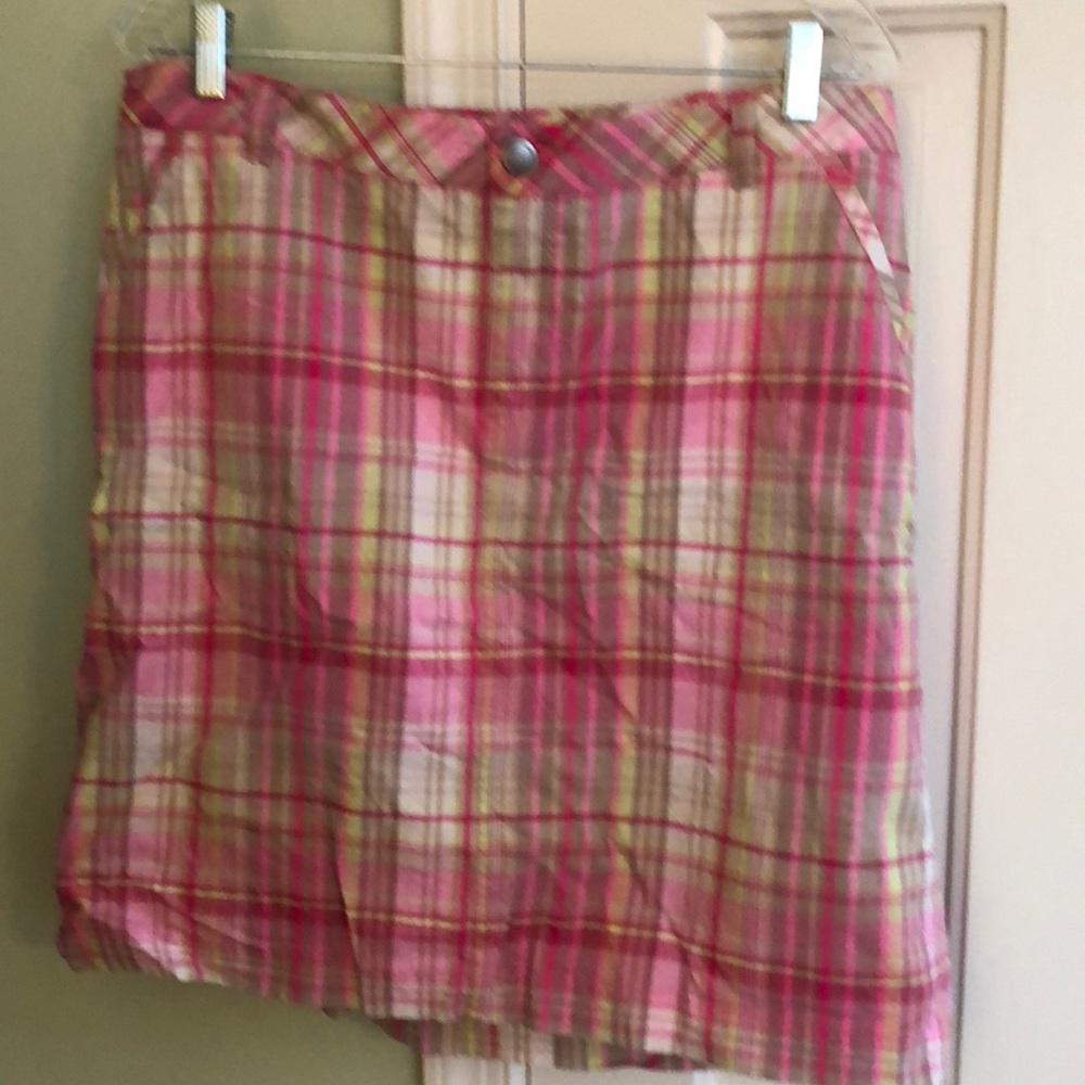 NWT CJ Banks plaid skirt